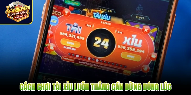 Cách chơi Tài Xỉu luôn thắng cần dừng đúng lúc